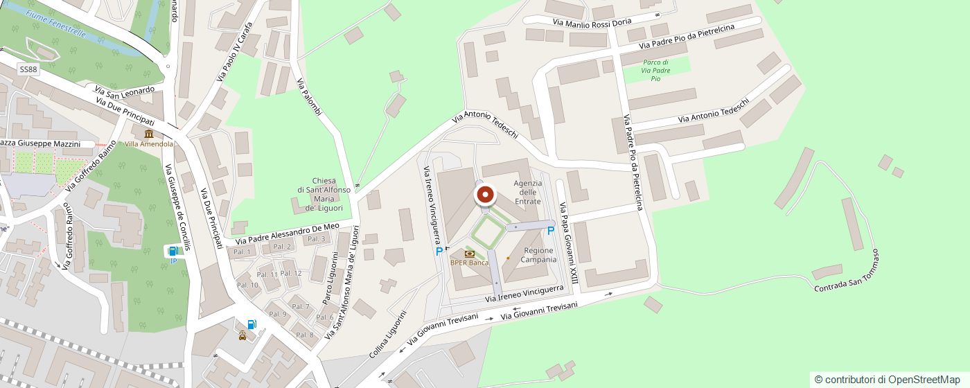 Mappa della sede legale Conform, Collina Liguorini snc, Avellino